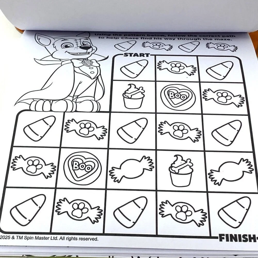 PAW Patrol Halloween Imagine Ink Book Mess Free Activity Book Travel
